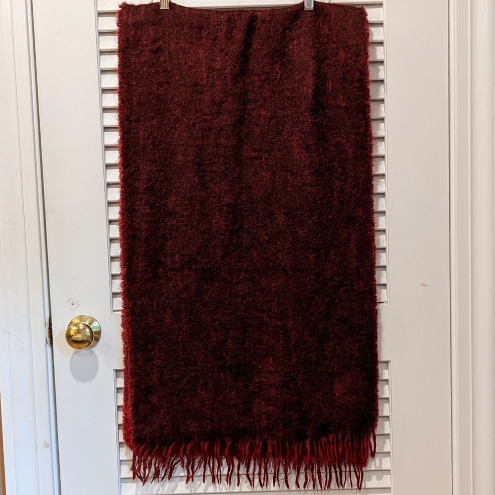 Vintage Blackcock Gibson & Lumgair Mohair Wool Scarf